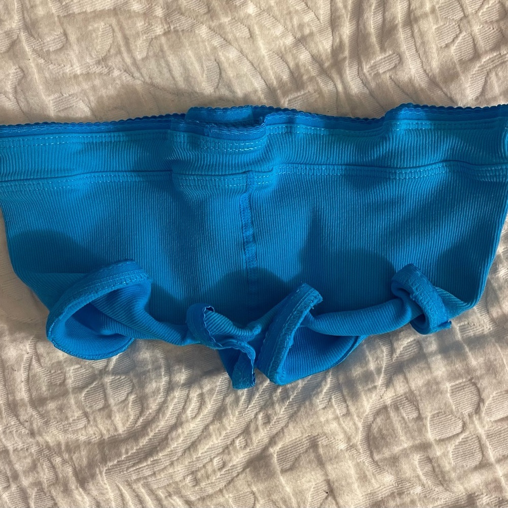 Free People Movement Boy Shorts In Sunset Blue Size XS/S NWOT - Picture 4 of 5